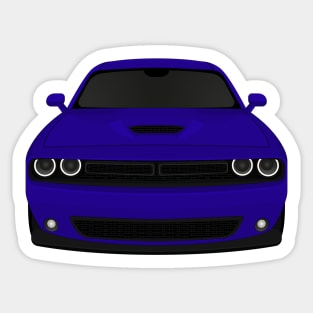 Challenger Blue Sticker